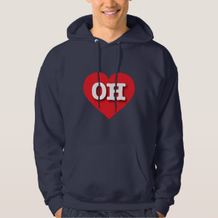 Ohio Red Heart - Ik hou van OH Hoodie