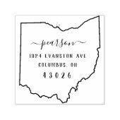 Ohio retouradres stempel zelf-inkt (Design)