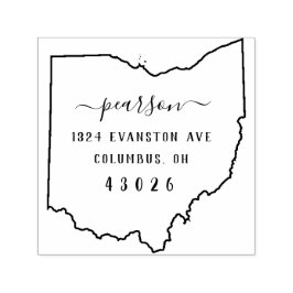 Ohio retouradres stempel zelf-inkt