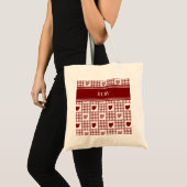 Ohio Rode Gingham Tote Bag (Voorkant (product))