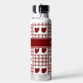 Ohio Rode Gingham Waterfles (Rechts)