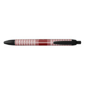 Ohio Rode Gingham Zwarte Inkt Pen (Achterkant)