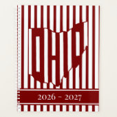 Ohio Rode Streep Planner (Voorkant)