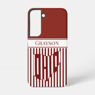 Ohio Rode Streep Samsung Galaxy Hoesje