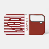 Ohio Rode Streep Samsung Galaxy Hoesje (Achterkant horizontaal)