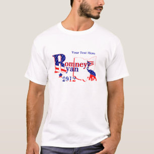 Ohio Romney en Ryan 2012 Tee Shirt passen het aan!