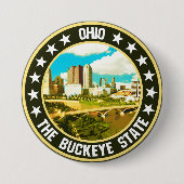 Ohio Ronde Button 7,6 Cm (Voorkant)