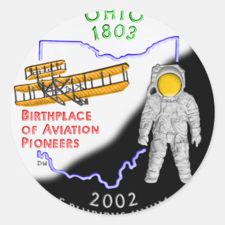 Ohio Ronde Sticker