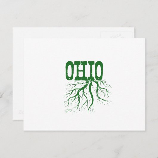 Ohio Roots Buckeye Briefkaart (Voorkant / Achterkant)