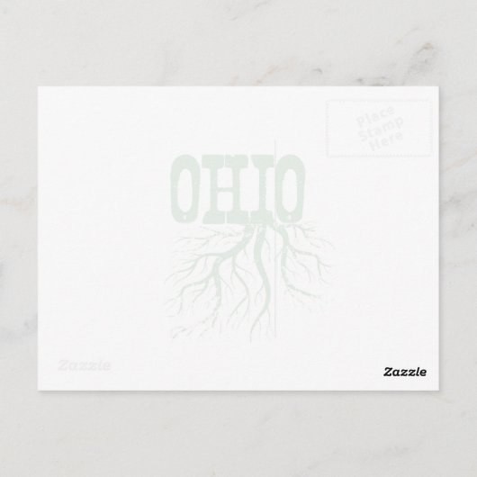 Ohio Roots Buckeye Briefkaart (Achterkant)