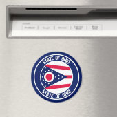 Ohio Round Emblem Magneet (Insitu (Vaatwasser))