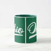 Ohio Script Green Souvenir Mok (Midden)