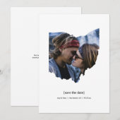 Ohio Sla de datum fotokaart op Save The Date (Voorkant / Achterkant)