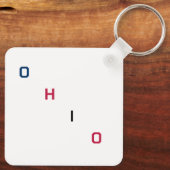 Ohio Sleutelhanger (Achterkant)