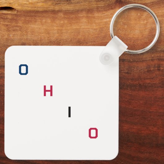 Ohio Sleutelhanger (Achterkant)