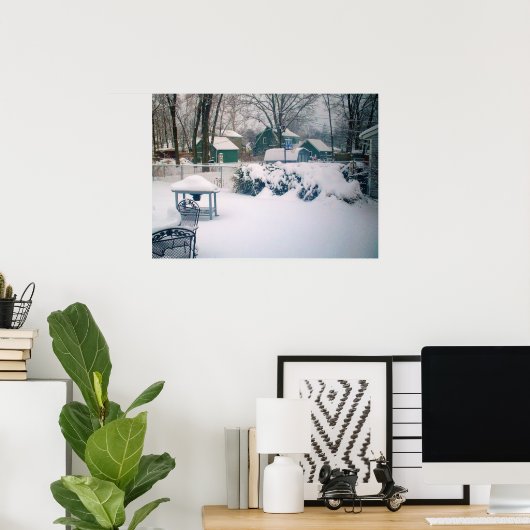 OHIO SNOW POSTER (Thuiskantoor)