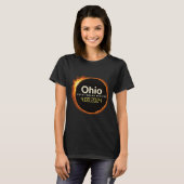Ohio Solar Eclipse 2024 Totality April 8 Mannen Vr T-shirt (Voorkant volledig)