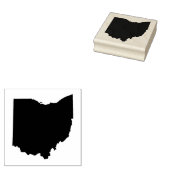 Ohio Solid Rubber Art Stamp Rubberstempel (Gestempeld)