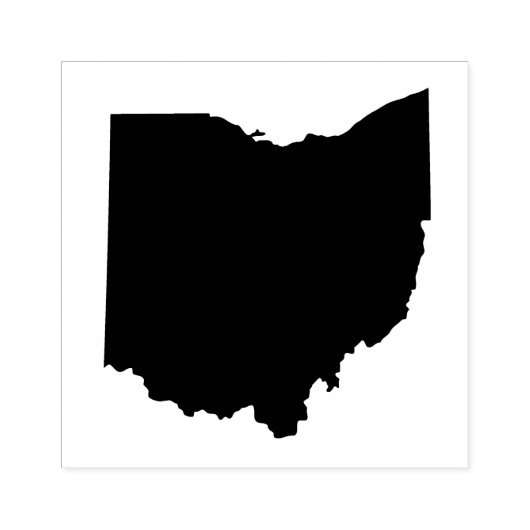 Ohio Solid Rubber Art Stamp Rubberstempel (Afrduk)