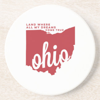 ohio | songtekst | kersrood zandsteen onderzetter