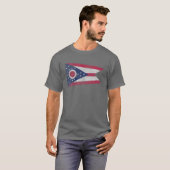 Ohio Souvenir State Flag Travel Home Pride Roots G T-shirt (Voorkant volledig)