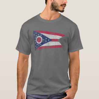 Ohio Souvenir State Flag Travel Home Pride Roots G T-shirt