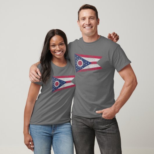 Ohio Souvenir State Flag Travel Home Pride Roots G T-shirt (Unisex)