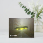OHIO SPACESHIP UFO ART-Briefkaarten Briefkaart (Staand voorkant)