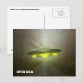 OHIO SPACESHIP UFO ART-Briefkaarten Briefkaart (Voorkant / Achterkant)