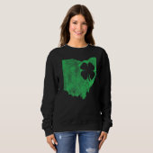 Ohio St Patrick S Day Shamrock C Irish Paddy S Trui (Voorkant volledig)