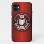 Ohio-staal (rood) Case-Mate iPhone case (Achterkant)