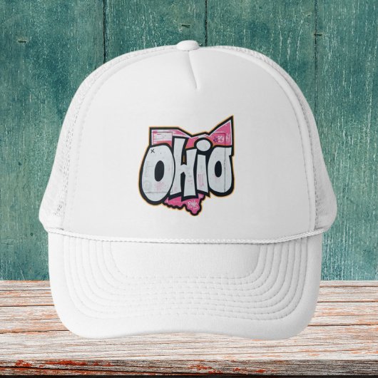 Ohio staat graffiti kleding outfit kleding trucker pet