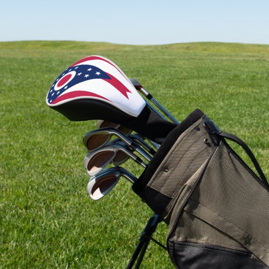 Ohio staat vlag patriottisch golfheadcover (Insitu)
