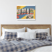 Ohio (staatskapitaal/ventilator) - grote brievenbu canvas afdruk (Insitu (Slaapkamer))