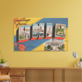 Ohio (staatskapitaal/ventilator) - grote brievenbu canvas afdruk (Insitu (Woonkamer))