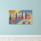 Ohio (staatskapitaal/ventilator) - grote brievenbu canvas afdruk (Insitu (Houten vloer))