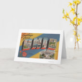 Ohio (staatskapitaal/ventilator) - grote brievenbu kaart (Gele Bloem)