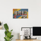 Ohio (staatskapitaal/ventilator) - grote brievenbu poster (Thuiskantoor)