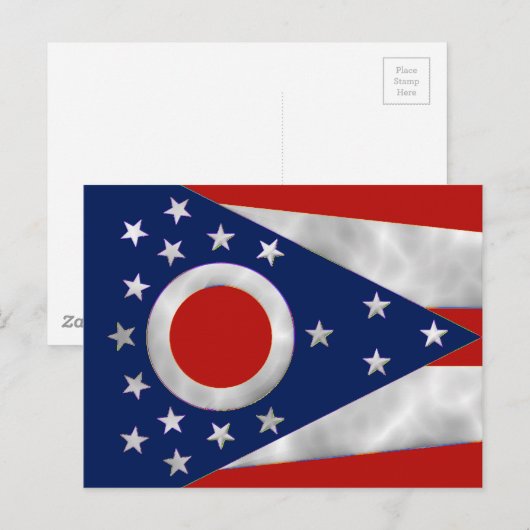 Ohio-staatsvlag Briefkaart (Voorkant / Achterkant)