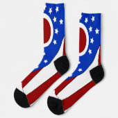 Ohio Staatsvlag Sokken (Links)