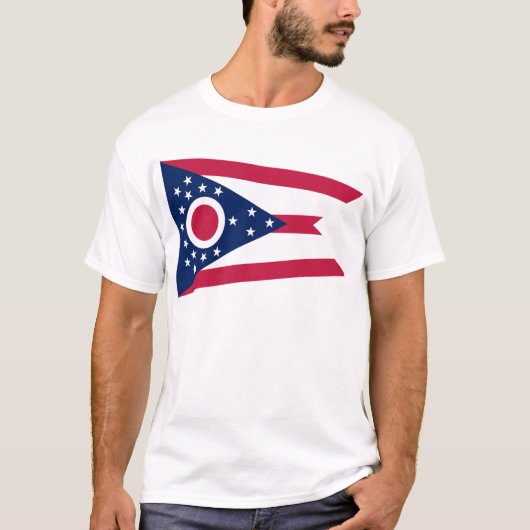 Ohio-staatsvlag T-shirt (Voorkant)