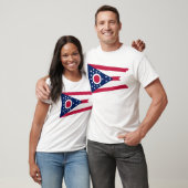 Ohio-staatsvlag T-shirt (Unisex)