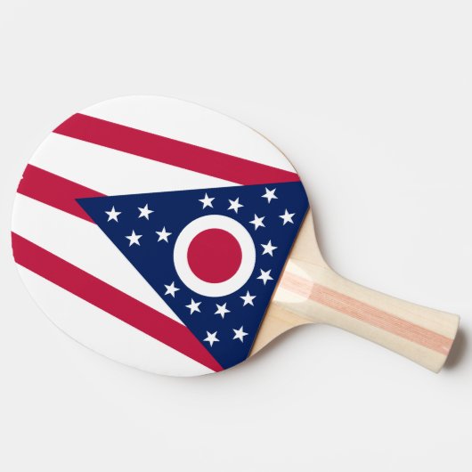 Ohio-staatsvlag Tafeltennisbatje (Zijkant)