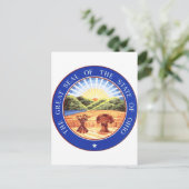 Ohio Staatszegel Briefkaart (Staand voorkant)