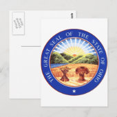 Ohio Staatszegel Briefkaart (Voorkant / Achterkant)