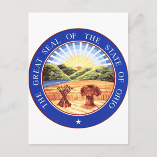 Ohio Staatszegel Briefkaart