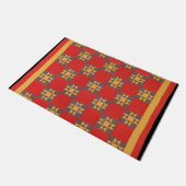 Ohio Star quilt Deurmat (Schuin)