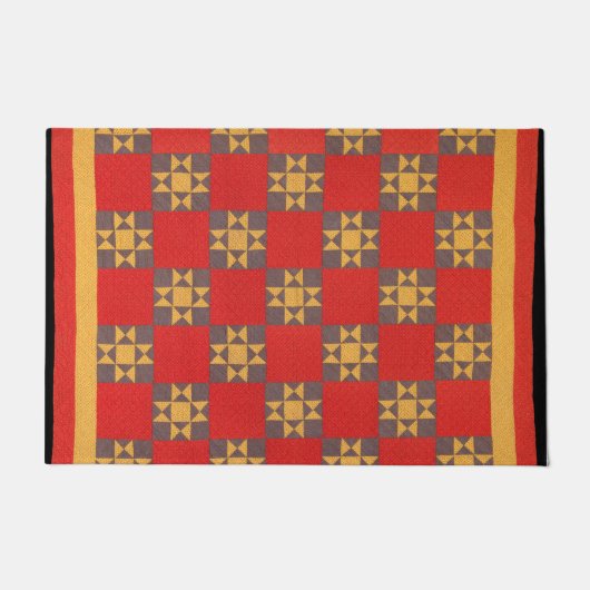 Ohio Star quilt Deurmat (Voorkant)