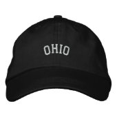 Ohio State Embroized Geborduurde Pet (Voorkant)