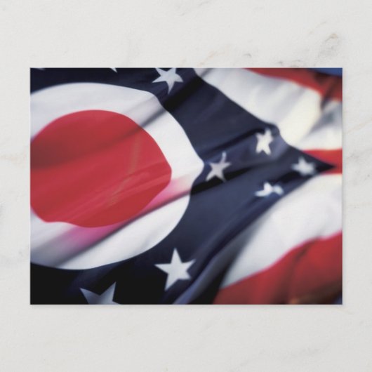 OHIO STATE FLAG BRIEFKAART (Voorkant)